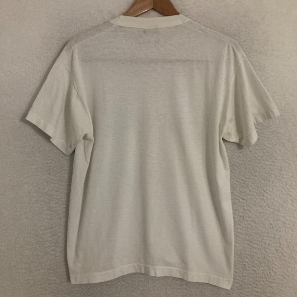 Vtg USA Made Birds Spring Flowers Shirt Womens L Single Stitch Art FOTL Tee - Picture 7 of 10